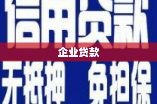 绥中企业贷款