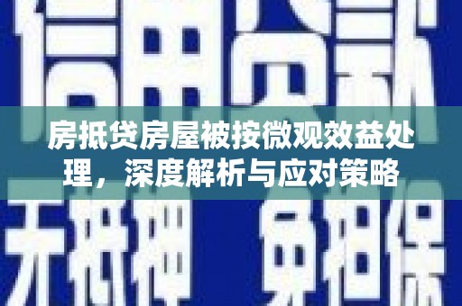 五家渠房抵贷房屋被按微观效益处理，深度解析与应对策略