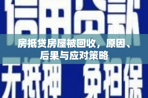 柳河房抵贷房屋被回收，原因、后果与应对策略
