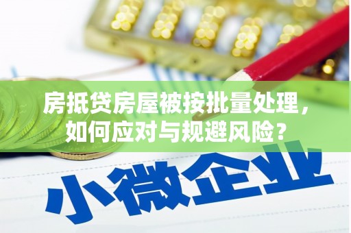 晋源房抵贷房屋被按批量处理，如何应对与规避风险？