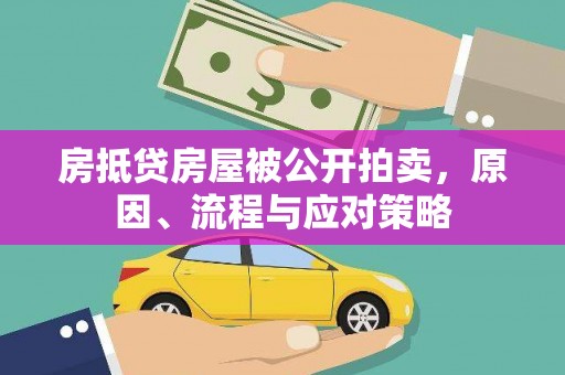 新建房抵贷房屋被公开拍卖，原因、流程与应对策略