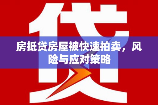 卧龙房抵贷房屋被快速拍卖，风险与应对策略