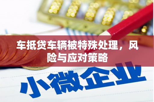 金山屯车抵贷车辆被特殊处理，风险与应对策略