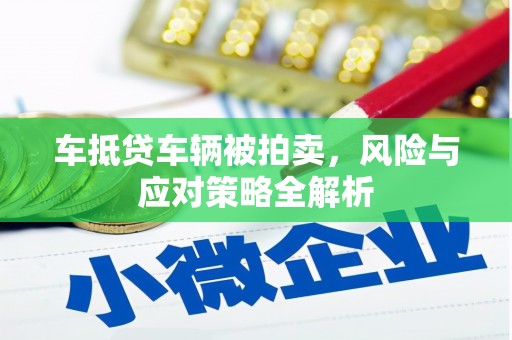 湾里车抵贷车辆被拍卖，风险与应对策略全解析