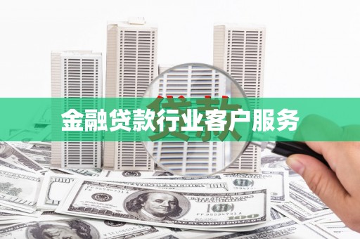 扶绥金融贷款行业客户服务