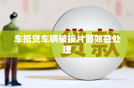 宁洱车抵贷车辆被按片面效益处理
