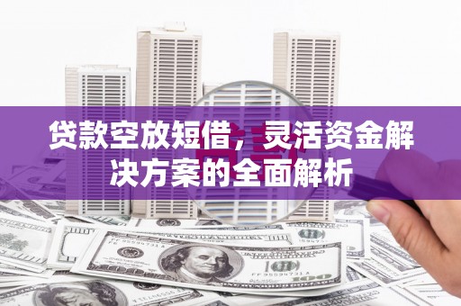馆陶贷款空放短借，灵活资金解决方案的全面解析