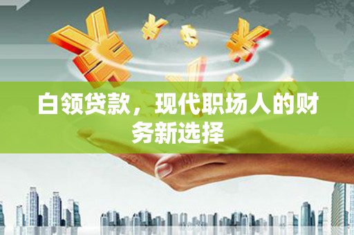 祁连白领贷款，现代职场人的财务新选择