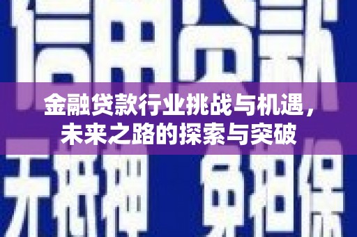 瑞安金融贷款行业挑战与机遇，未来之路的探索与突破