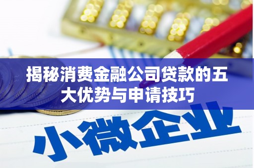 沈北新区揭秘消费金融公司贷款的五大优势与申请技巧