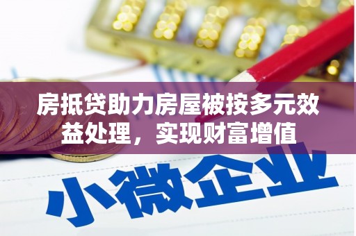 楠西房抵贷助力房屋被按多元效益处理，实现财富增值