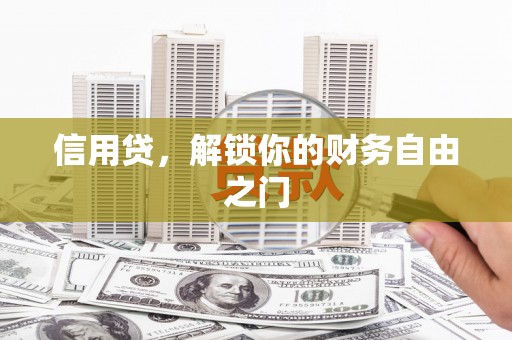 洋县信用贷，解锁你的财务自由之门