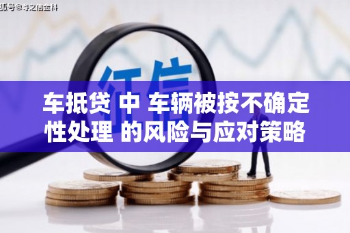 工布江达车抵贷 中 车辆被按不确定性处理 的风险与应对策略
