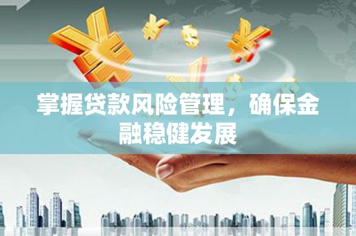 阳曲掌握贷款风险管理，确保金融稳健发展
