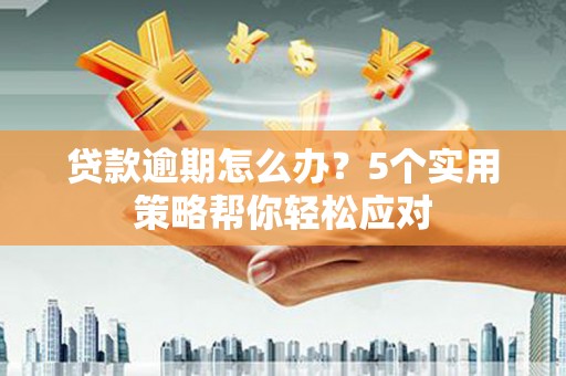 集集贷款逾期怎么办？5个实用策略帮你轻松应对