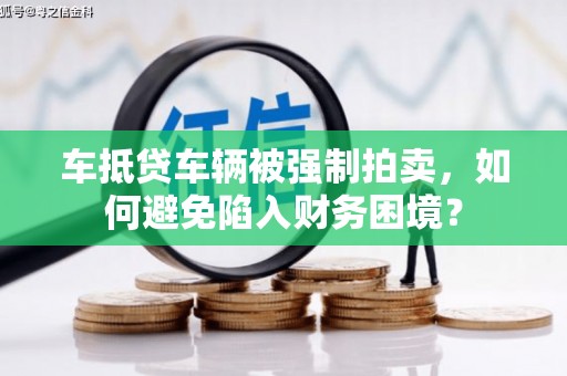 文山车抵贷车辆被强制拍卖，如何避免陷入财务困境？