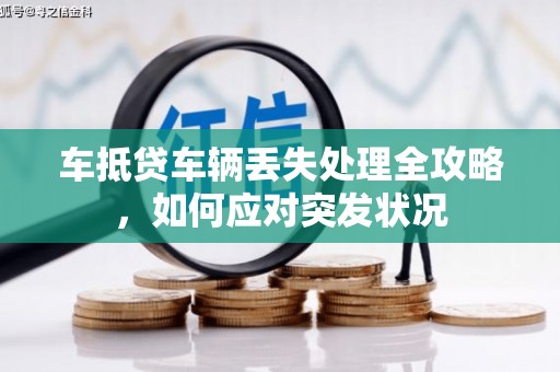 卑南车抵贷车辆丢失处理全攻略，如何应对突发状况