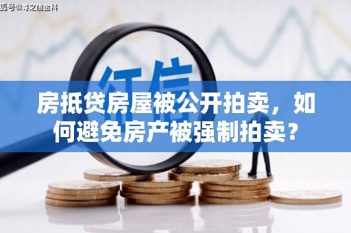 卑南房抵贷房屋被公开拍卖，如何避免房产被强制拍卖？
