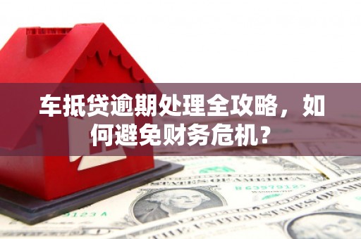 廉江车抵贷逾期处理全攻略，如何避免财务危机？