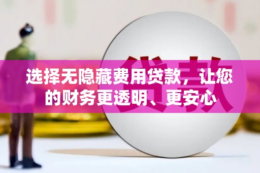 濮阳选择无隐藏费用贷款，让您的财务更透明、更安心