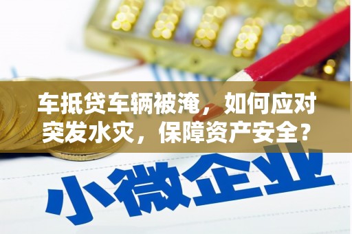 三乡车抵贷车辆被淹，如何应对突发水灾，保障资产安全？