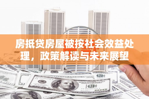 凤城房抵贷房屋被按社会效益处理，政策解读与未来展望