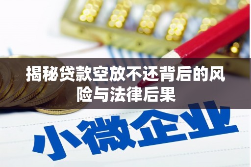 沁阳揭秘贷款空放不还背后的风险与法律后果