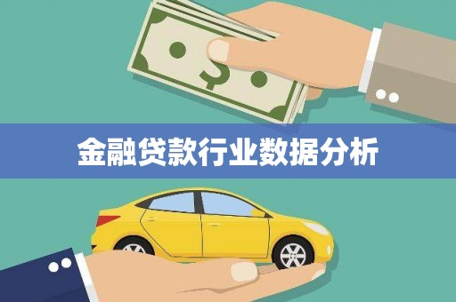 扶余金融贷款行业数据分析