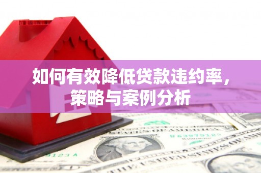 番禺如何有效降低贷款违约率，策略与案例分析