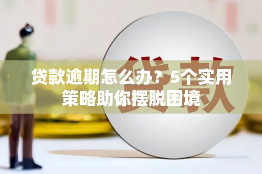 黎城贷款逾期怎么办？5个实用策略助你摆脱困境