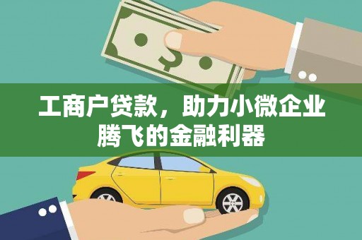 湖南工商户贷款，助力小微企业腾飞的金融利器