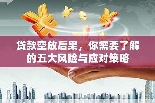 关岭贷款空放后果，你需要了解的五大风险与应对策略