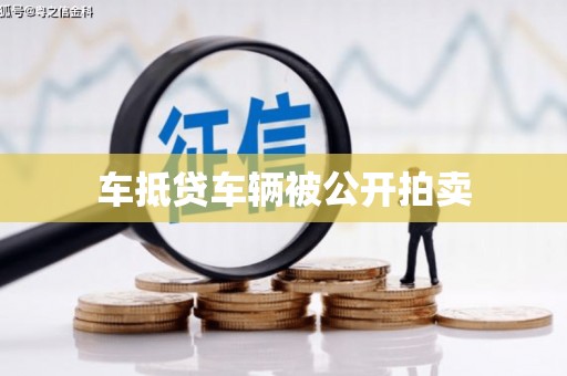 东阿车抵贷车辆被公开拍卖