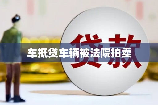 隆阳车抵贷车辆被法院拍卖