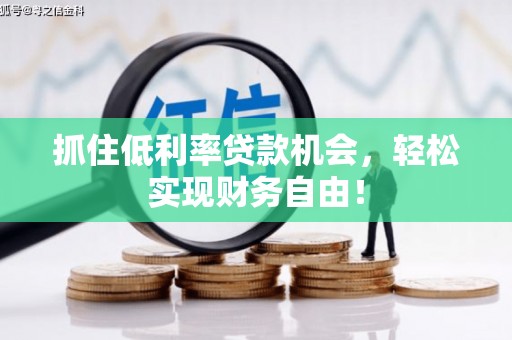 台江抓住低利率贷款机会，轻松实现财务自由！