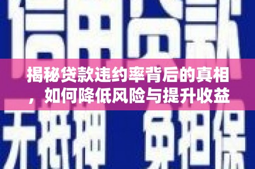 台江揭秘贷款违约率背后的真相，如何降低风险与提升收益