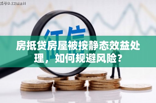 新源房抵贷房屋被按静态效益处理，如何规避风险？