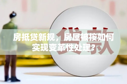 山南房抵贷新规，房屋被按如何实现变革性处理？