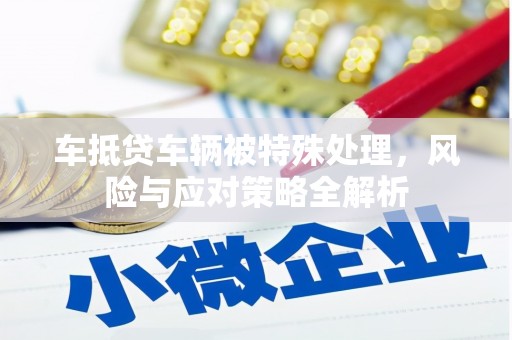 陆良车抵贷车辆被特殊处理，风险与应对策略全解析