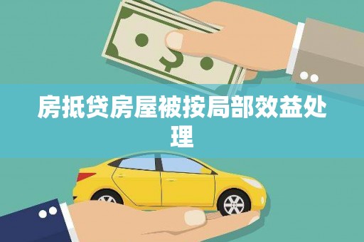 镇宁房抵贷房屋被按局部效益处理