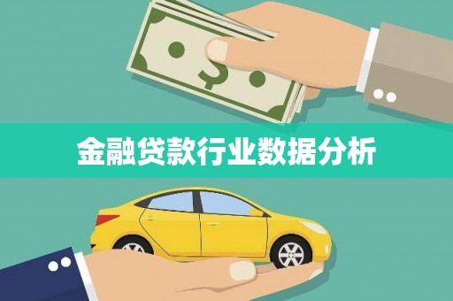 武安金融贷款行业数据分析