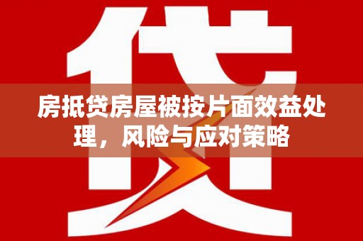 南昌房抵贷房屋被按片面效益处理，风险与应对策略