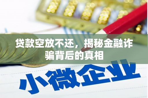 远安贷款空放不还，揭秘金融诈骗背后的真相