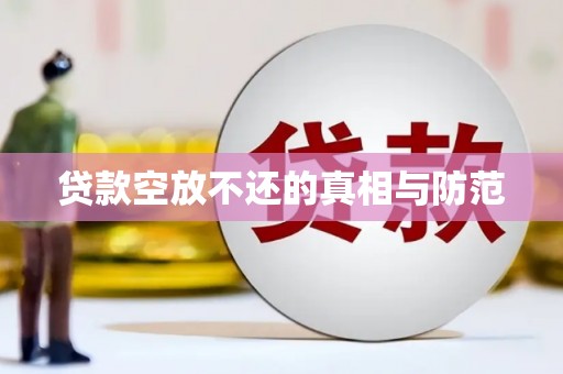 中西贷款空放不还的真相与防范