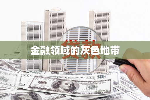 桑日金融领域的灰色地带