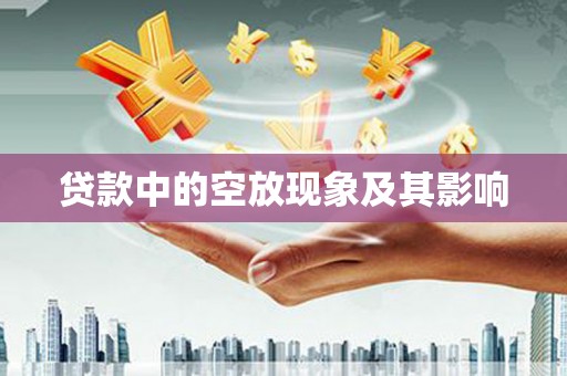 固阳贷款中的空放现象及其影响