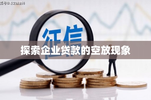 卢龙探索企业贷款的空放现象
