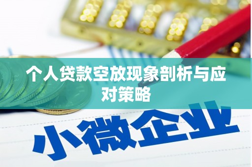 达川个人贷款空放现象剖析与应对策略