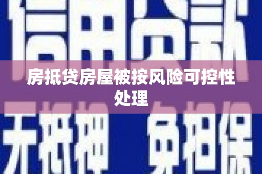 盐田房抵贷房屋被按风险可控性处理
