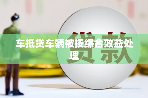 夏邑车抵贷车辆被按综合效益处理